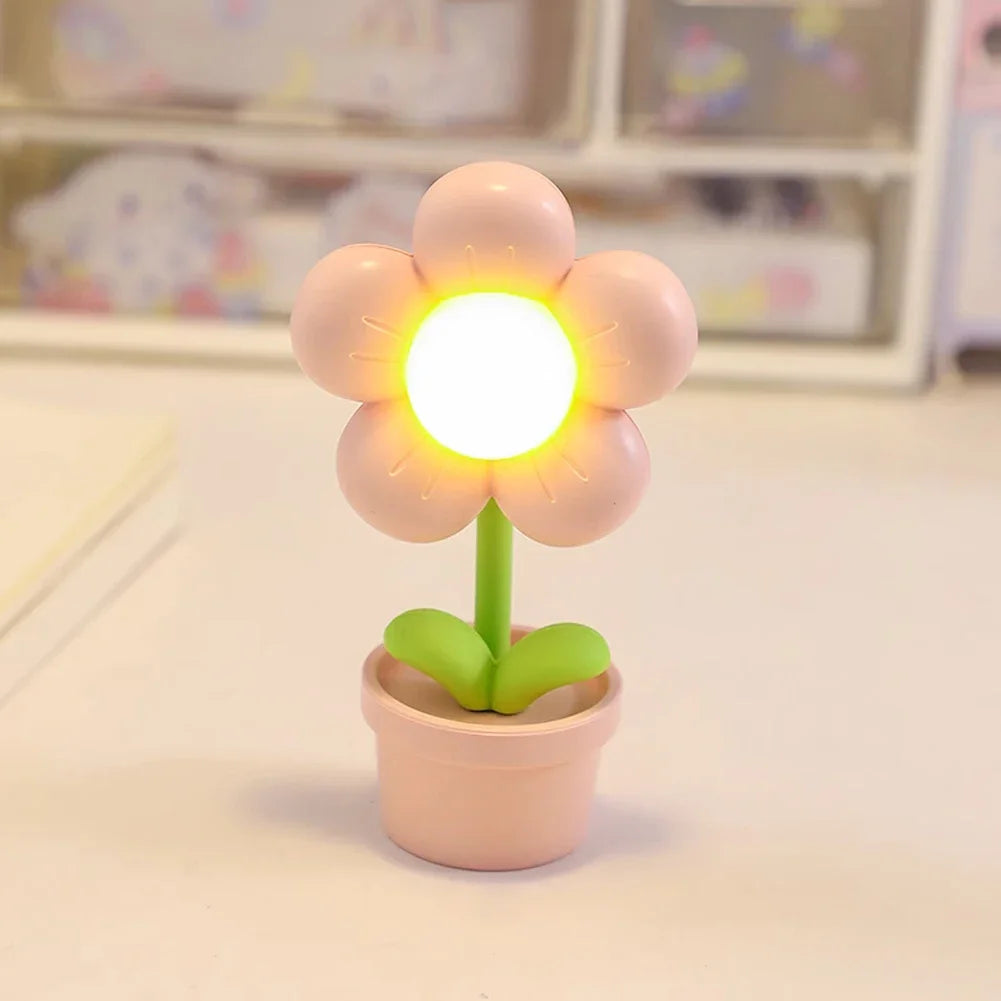 Mini Night Light LED Police Desk Lamp – Adorable Cartoon Design for Children's Rooms