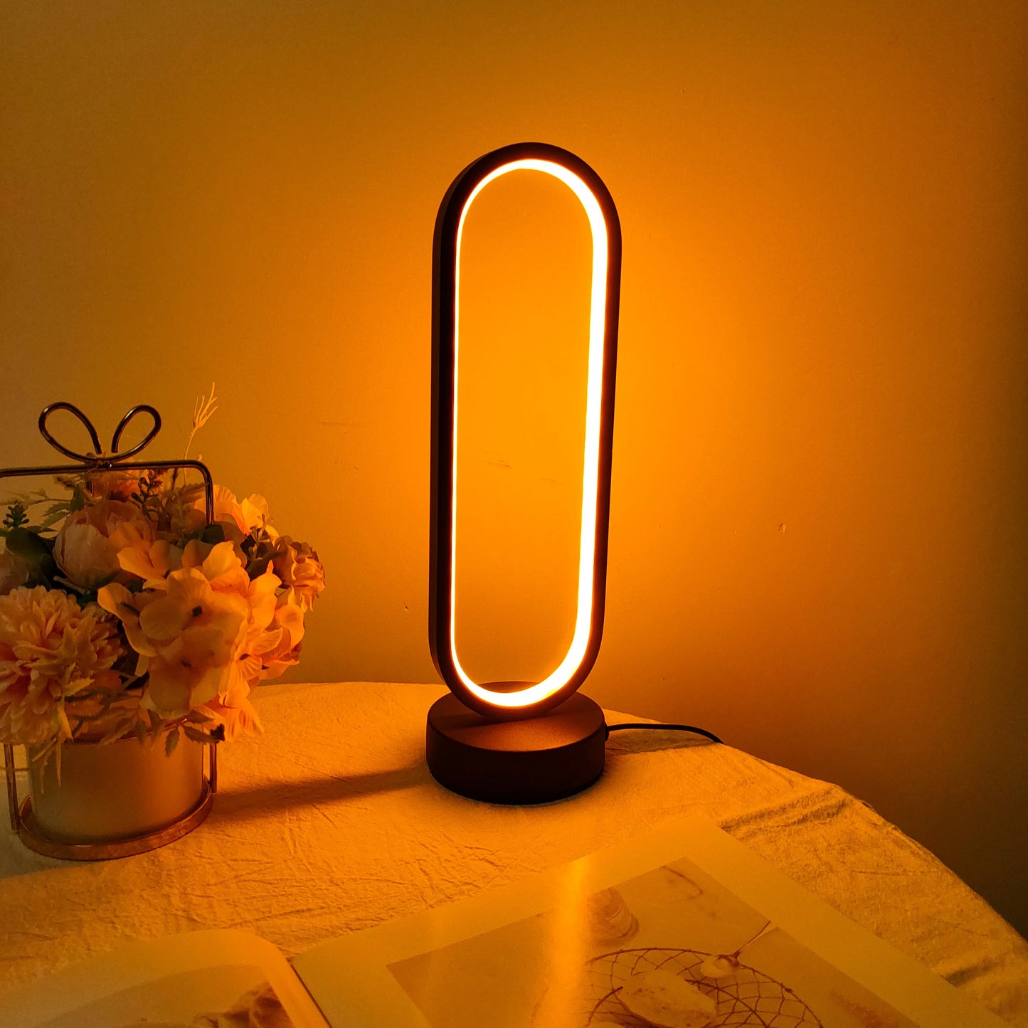 Ring Lamp – Three-Color Dimming LED Night Light