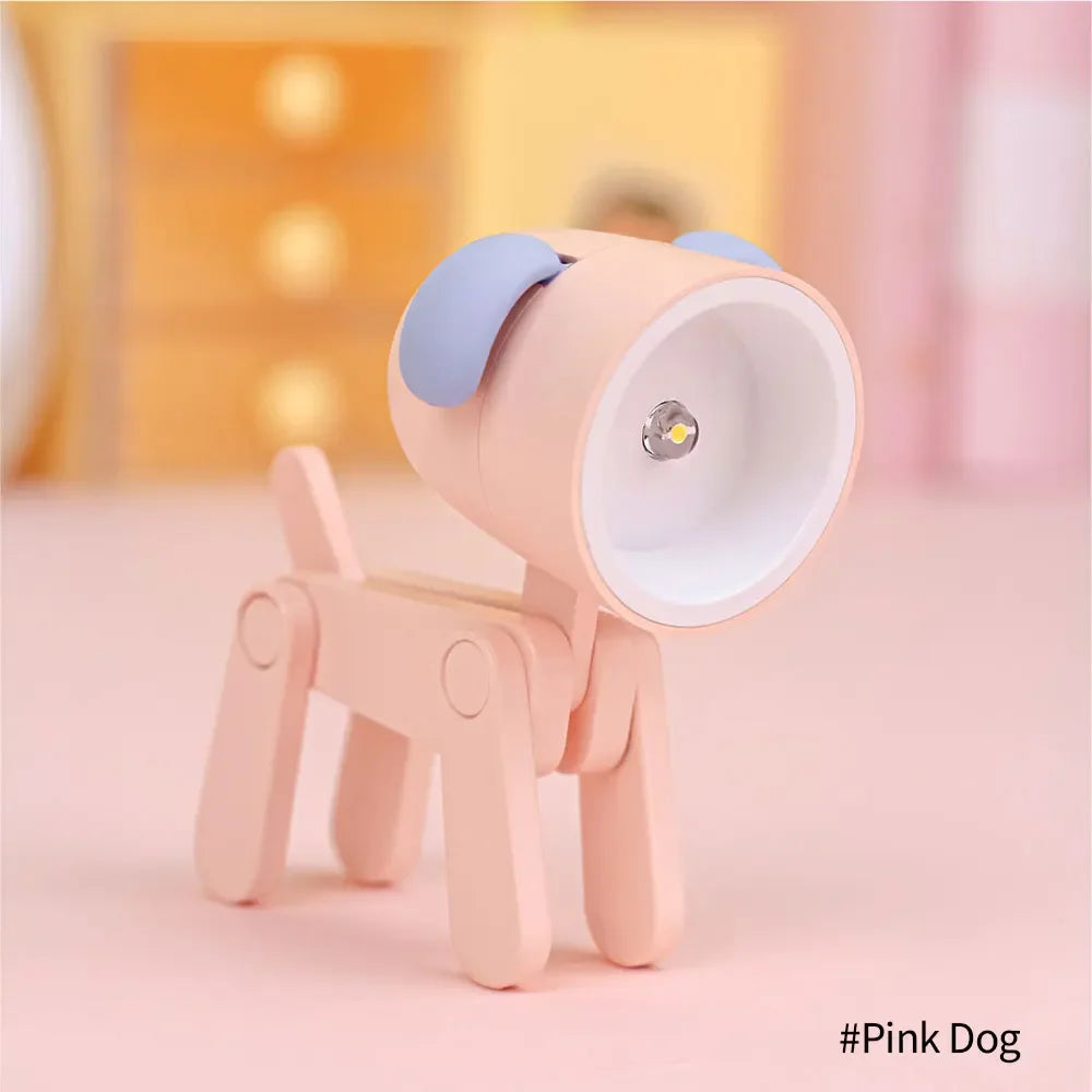 Mini Night Light LED Police Desk Lamp – Adorable Cartoon Design for Children's Rooms