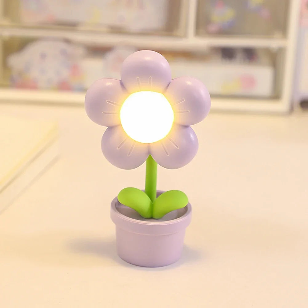 Mini Night Light LED Police Desk Lamp – Adorable Cartoon Design for Children's Rooms