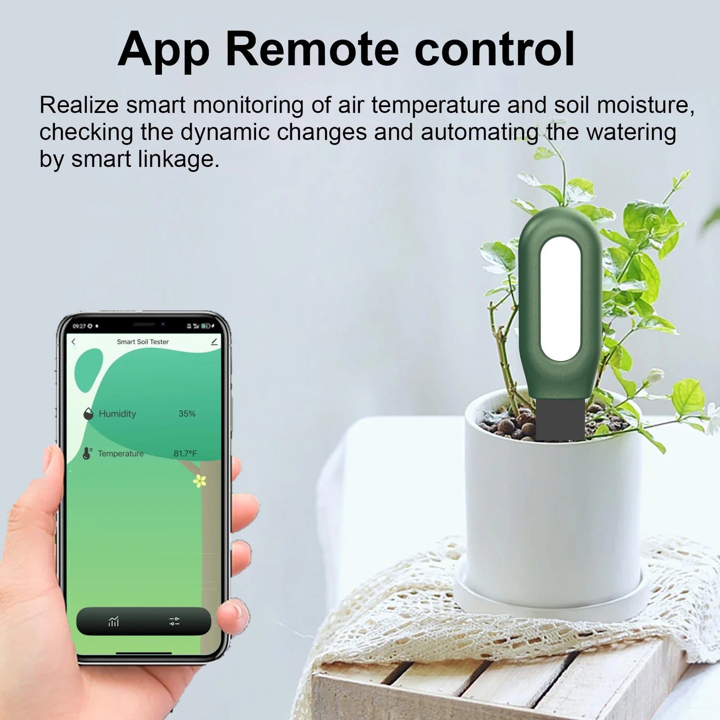 Smart Zigbee Soil Tester – Accurate Temperature and Humidity Monitoring