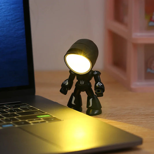 Mini Night Light LED Police Desk Lamp – Adorable Cartoon Design for Children's Rooms