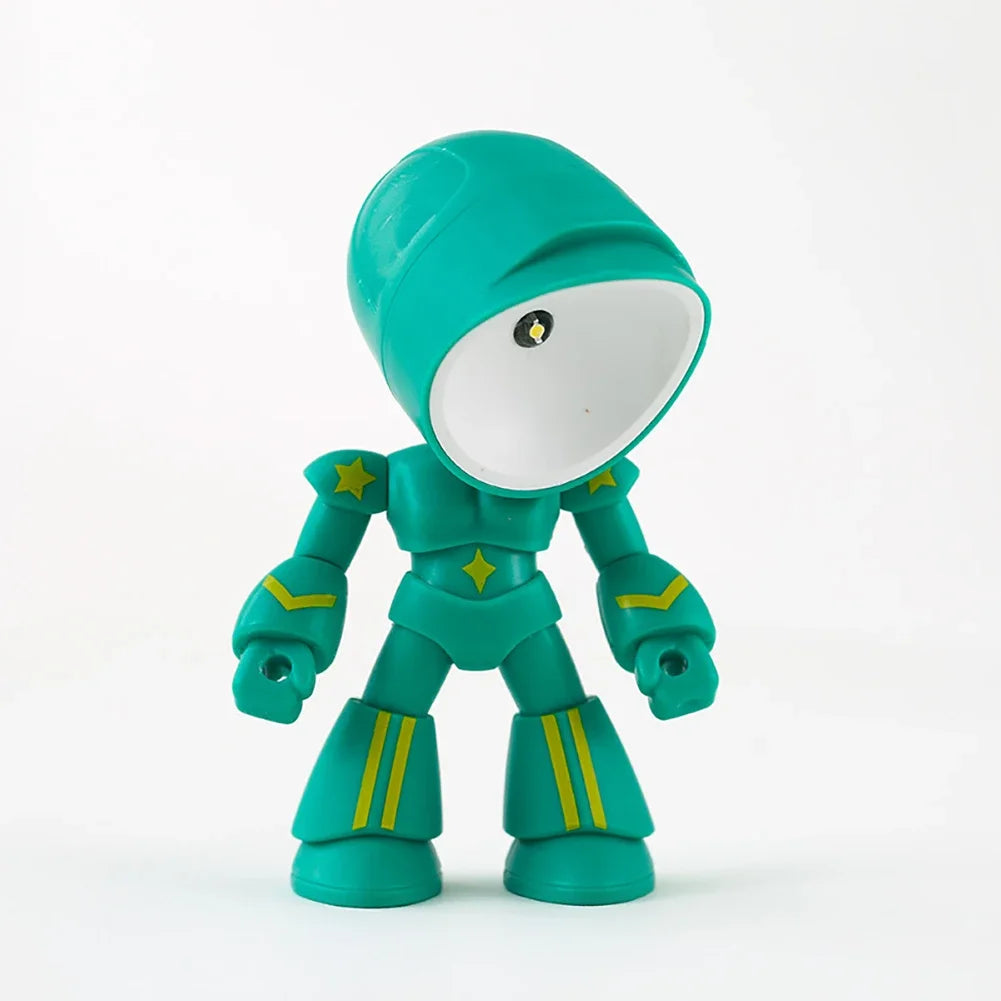 Mini Night Light LED Police Desk Lamp – Adorable Cartoon Design for Children's Rooms