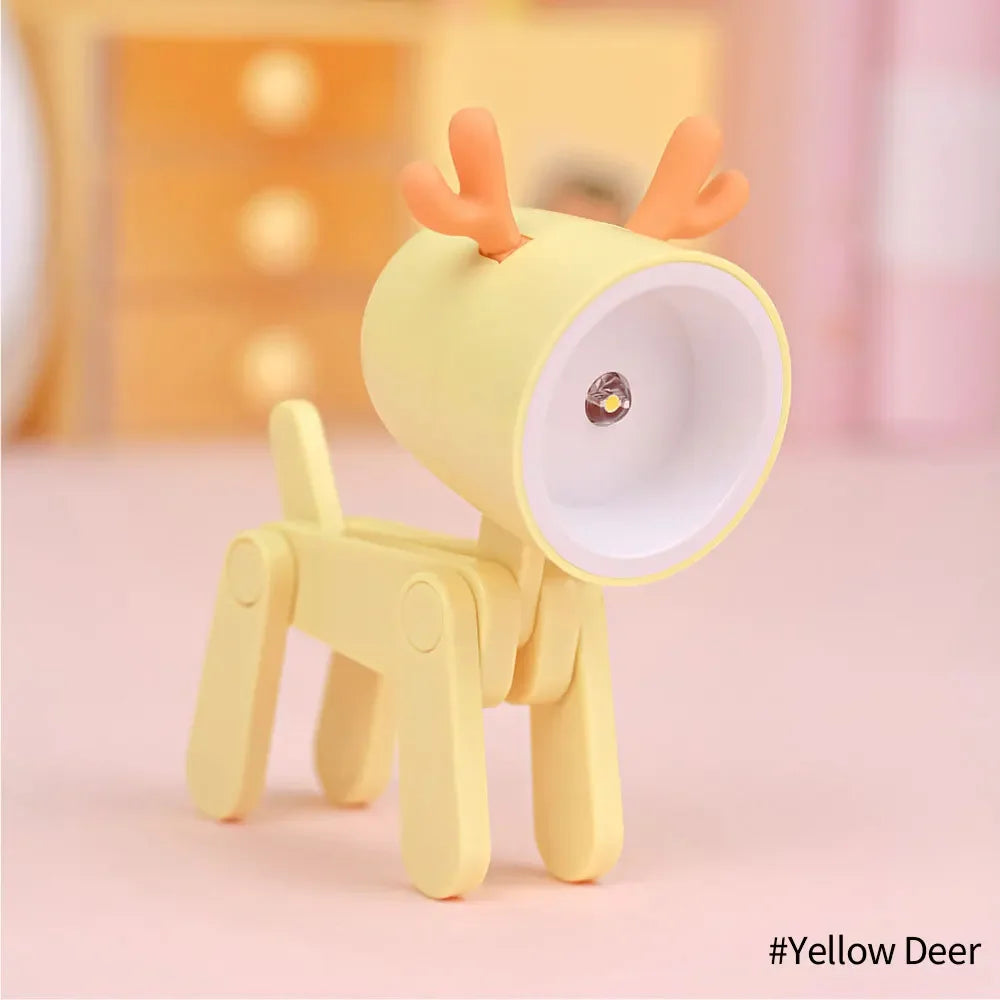 Mini Night Light LED Police Desk Lamp – Adorable Cartoon Design for Children's Rooms