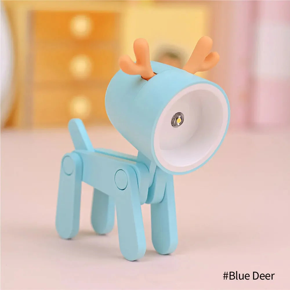 Mini Night Light LED Police Desk Lamp – Adorable Cartoon Design for Children's Rooms