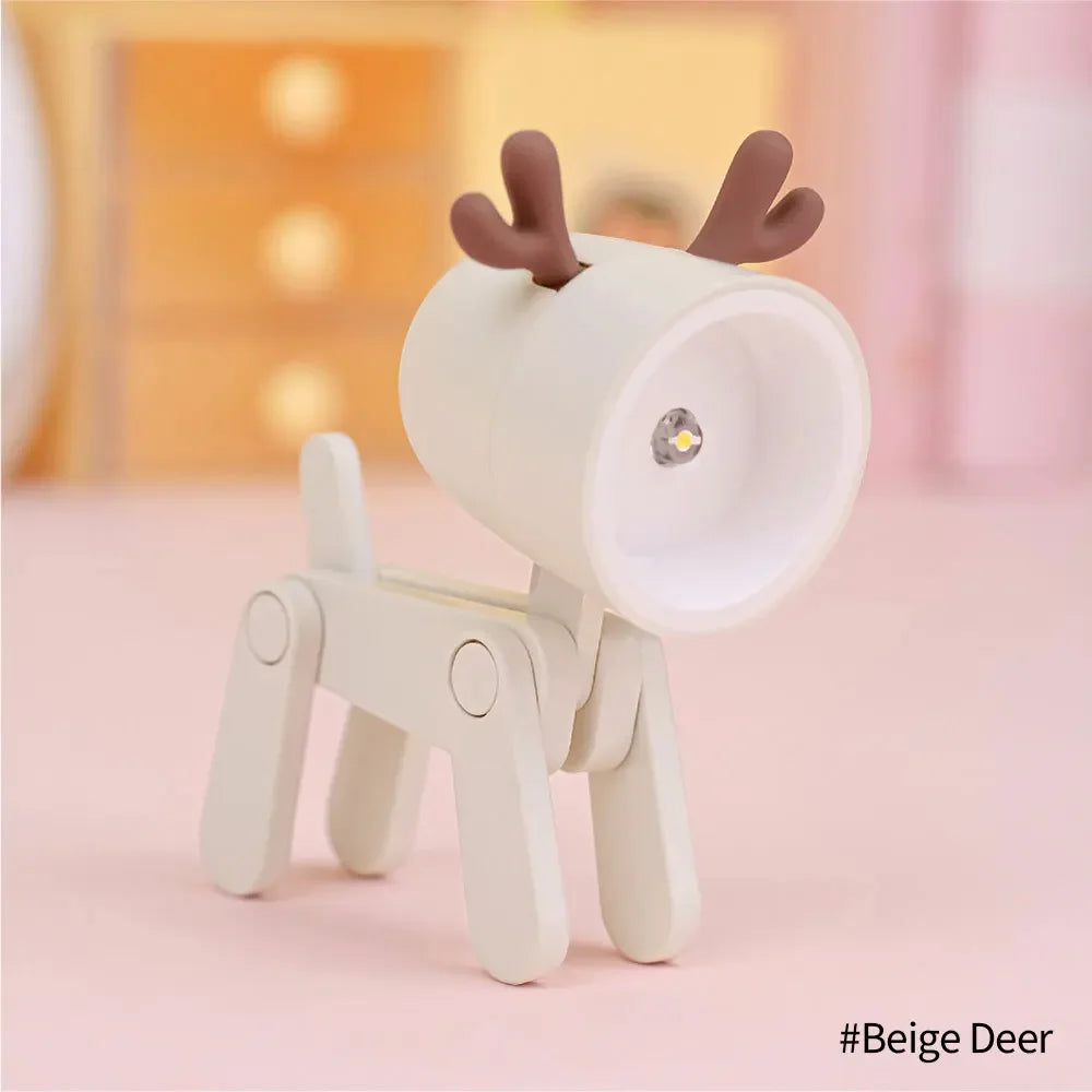 Mini Night Light LED Police Desk Lamp – Adorable Cartoon Design for Children's Rooms