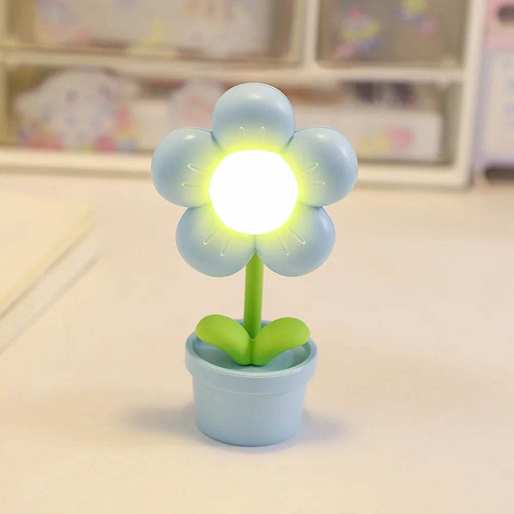 Mini Night Light LED Police Desk Lamp – Adorable Cartoon Design for Children's Rooms