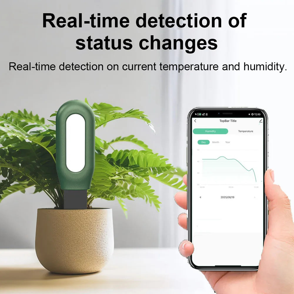 Smart Zigbee Soil Tester – Accurate Temperature and Humidity Monitoring