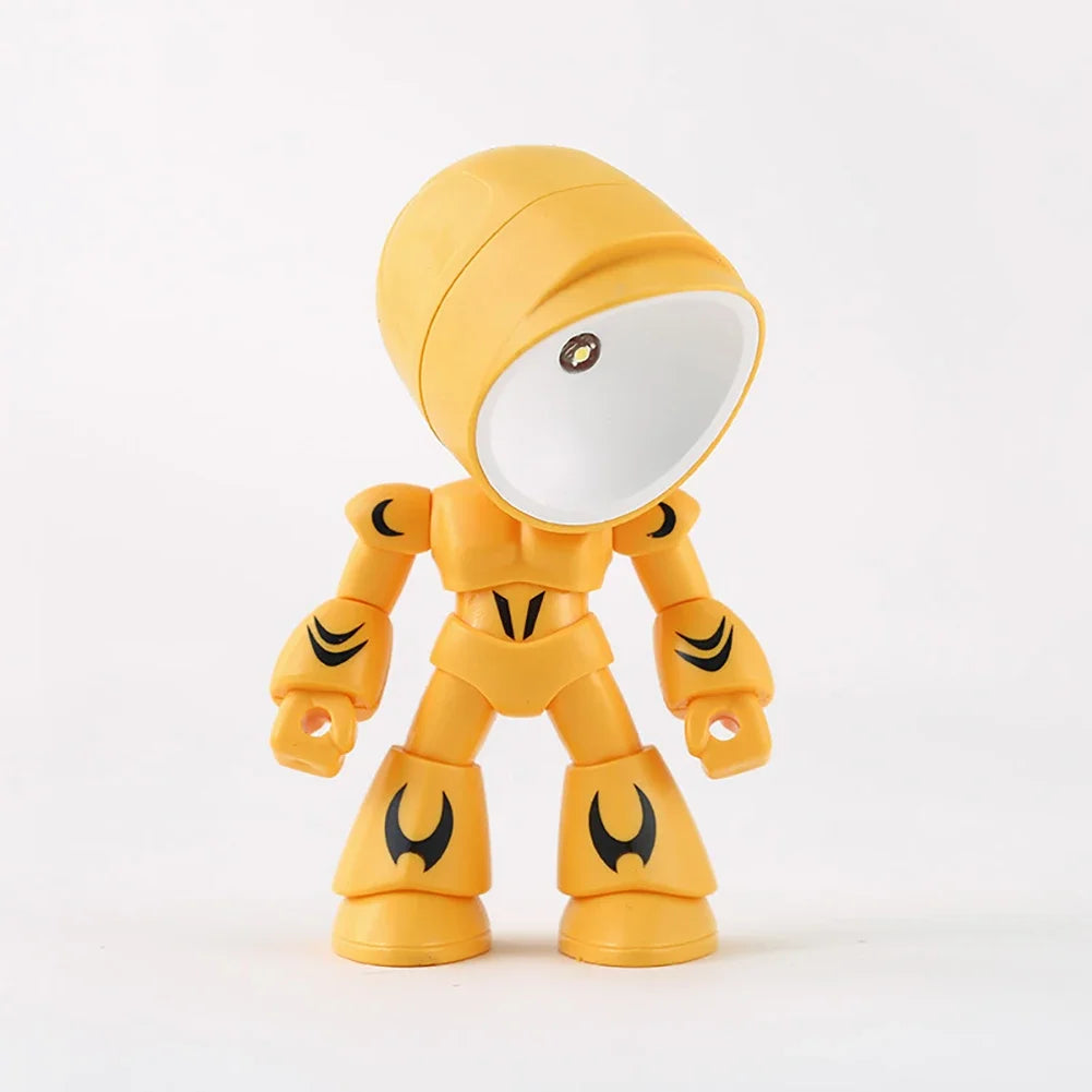 Mini Night Light LED Police Desk Lamp – Adorable Cartoon Design for Children's Rooms