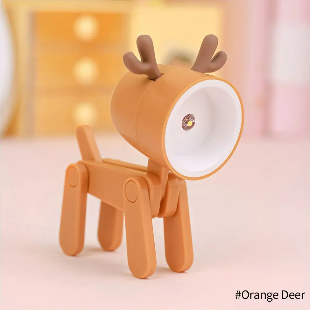 Mini Night Light LED Police Desk Lamp – Adorable Cartoon Design for Children's Rooms