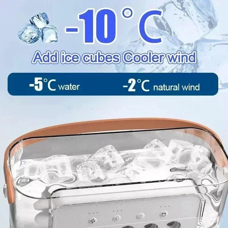 3 In 1 Air Cooler – Portable Humidifier With LED Night Light