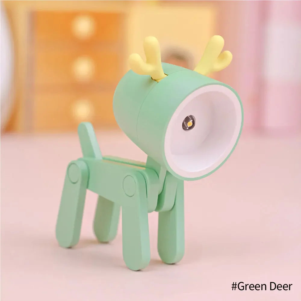 Mini Night Light LED Police Desk Lamp – Adorable Cartoon Design for Children's Rooms