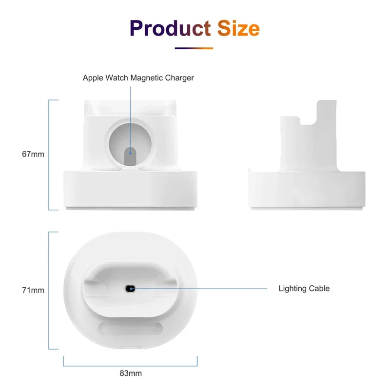 3 In 1 Phone Watch Earphone Charging Stand – Versatile All-in-One Docking Station