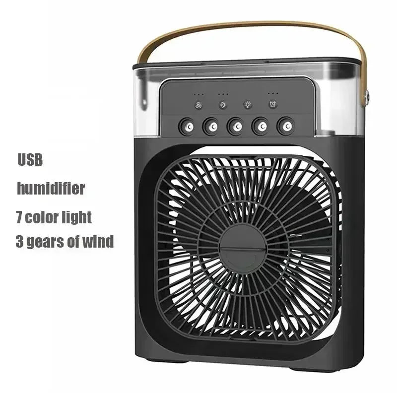 3 In 1 Air Cooler – Portable Humidifier With LED Night Light