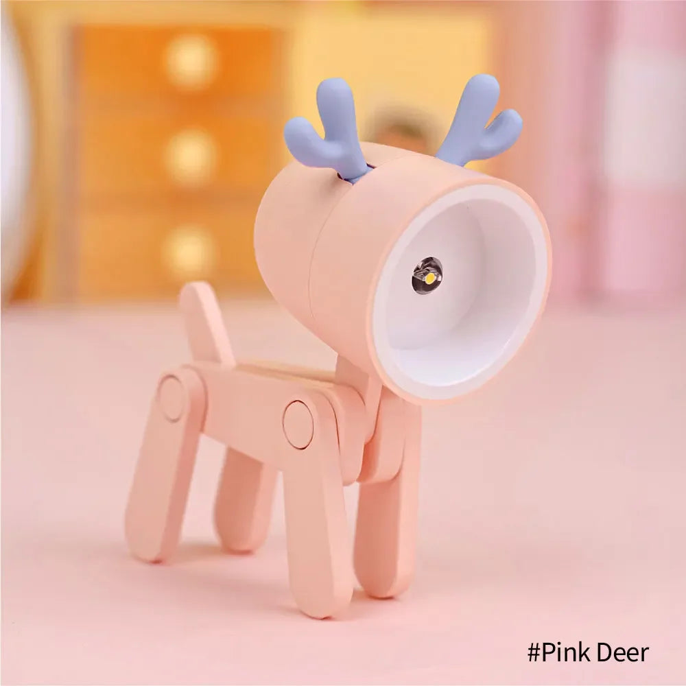 Mini Night Light LED Police Desk Lamp – Adorable Cartoon Design for Children's Rooms